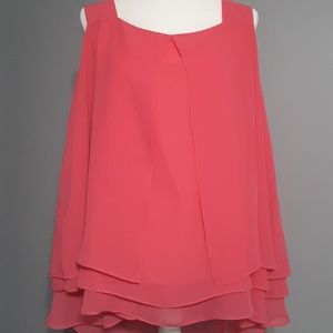 Bisou Bisou Woman's Top - Pink 2X